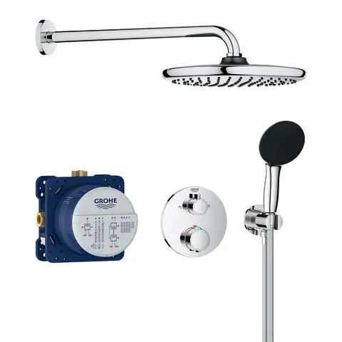 Grohe Precision Thermostat 34883000 Takduschset Fynd